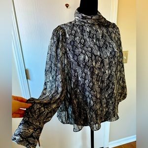 Zara Blouse Semi-sheer